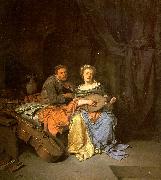 BEGA, Cornelis The Duet  hgg oil
